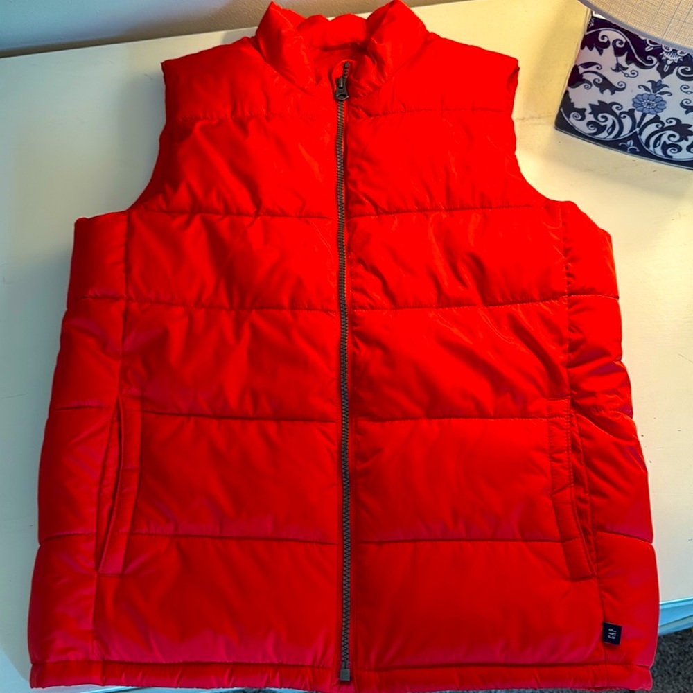 GAP Kids XXL ColdControl™ Water-Resistant Puffer Vest - Red NWOT